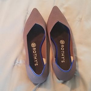 Rothys Mink color point flat